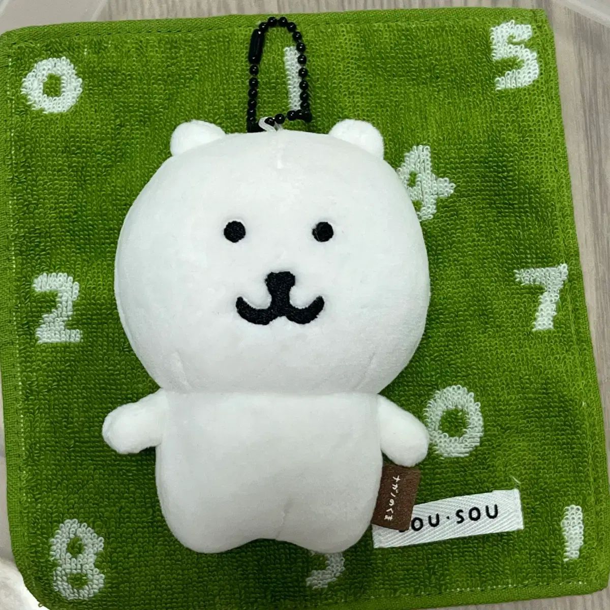 ナガノマーケット 自分ツッコミくま ちいかわ ぬいぐるみ キーホルダー
