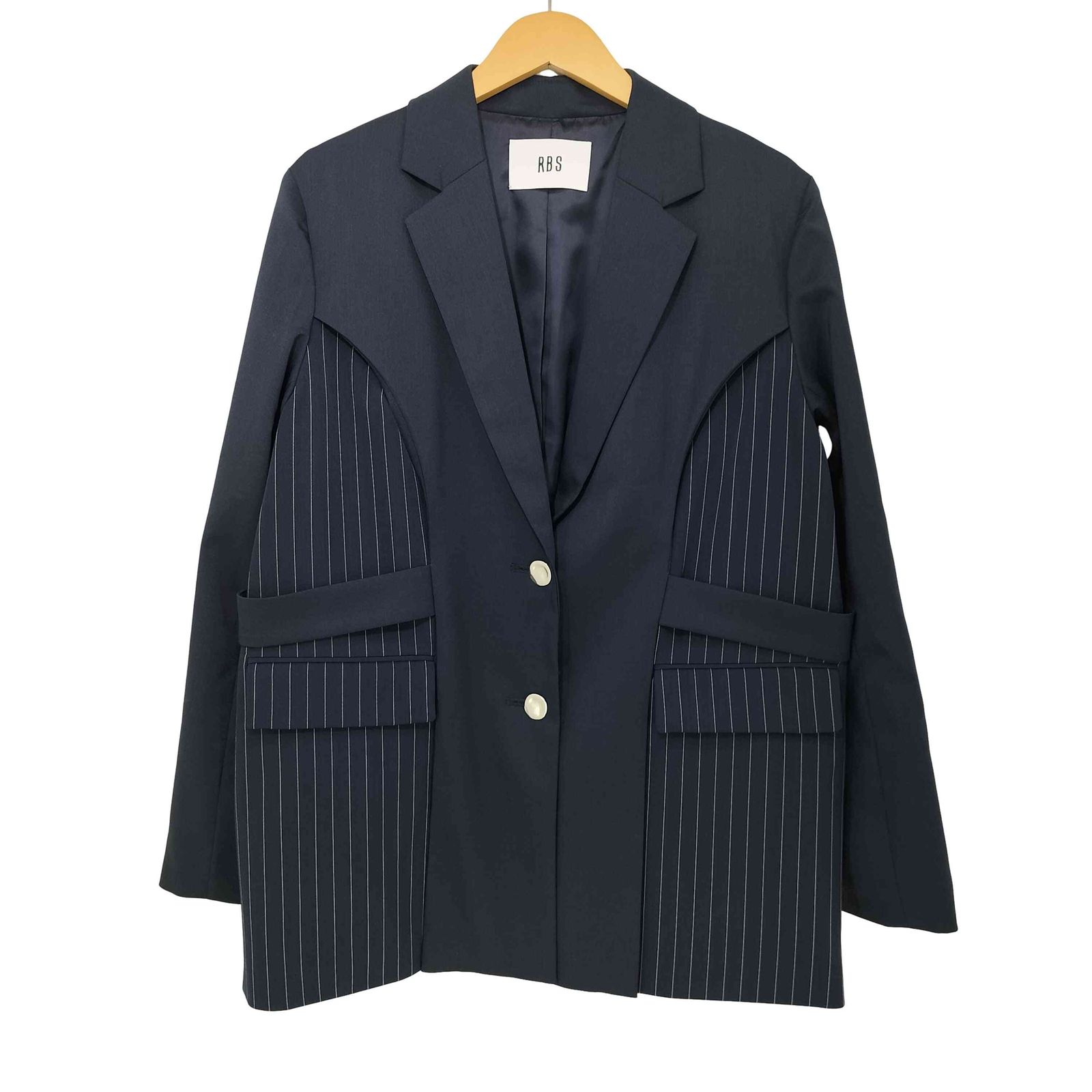 レイビームス Ray BEAMS 25SS RBS サイド カーブ キリカエ ジャケット レディース JPN：1