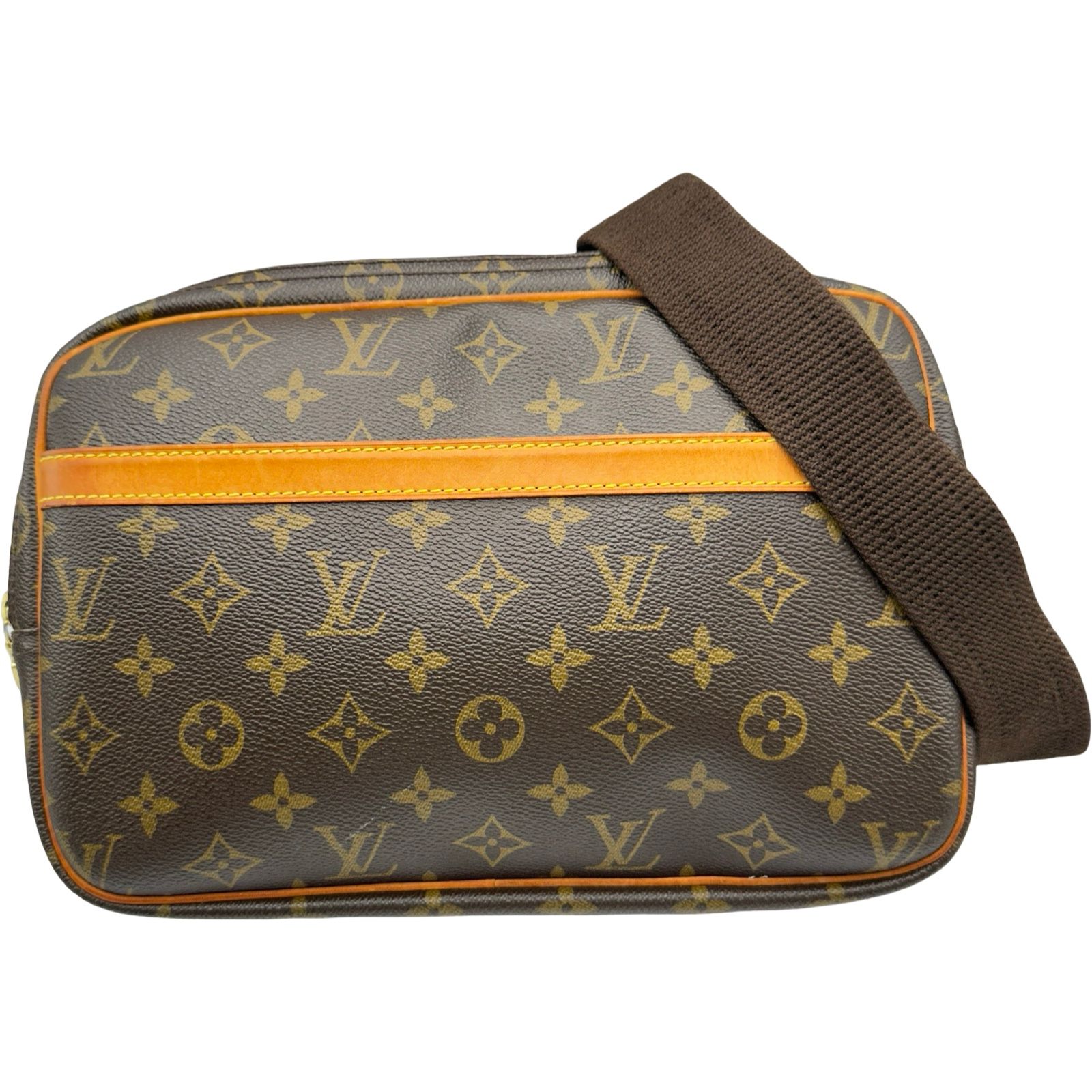 ルイ・ヴィトン LOUIS VUITTON リポーターPM M45254 ブラウン モノグラム・キャンバス ユニセックス ショルダーバッグ