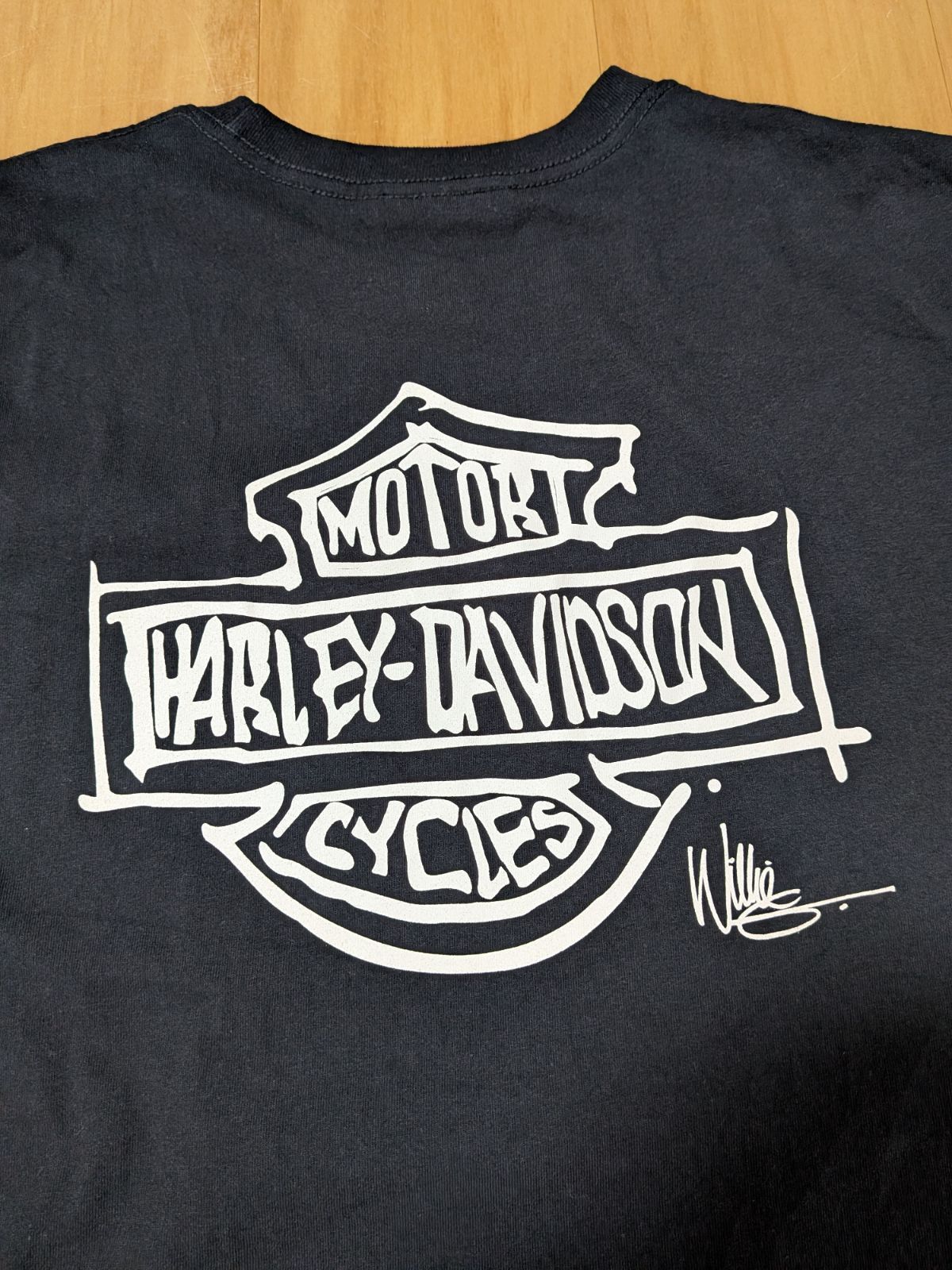 【希少/USA製】ハーレーダビッドソン ウィリーG スケッチブックコレクション Tシャツ Mサイズ ブラック 黒 手描き風ロゴ イーグル 【希少/USA製】ハーレーダビッドソン ウィリーG スケッチブックコレクション Tシャツ Mサイズ ブラック 黒 手描き風ロゴ イーグル