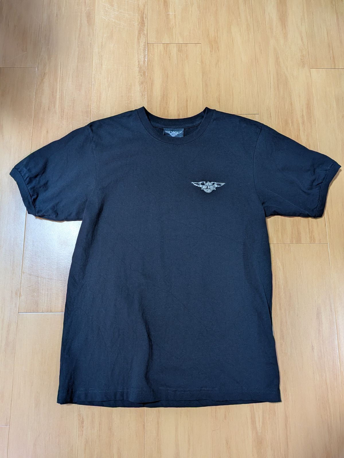 【希少/USA製】ハーレーダビッドソン ウィリーG スケッチブックコレクション Tシャツ Mサイズ ブラック 黒 手描き風ロゴ イーグル