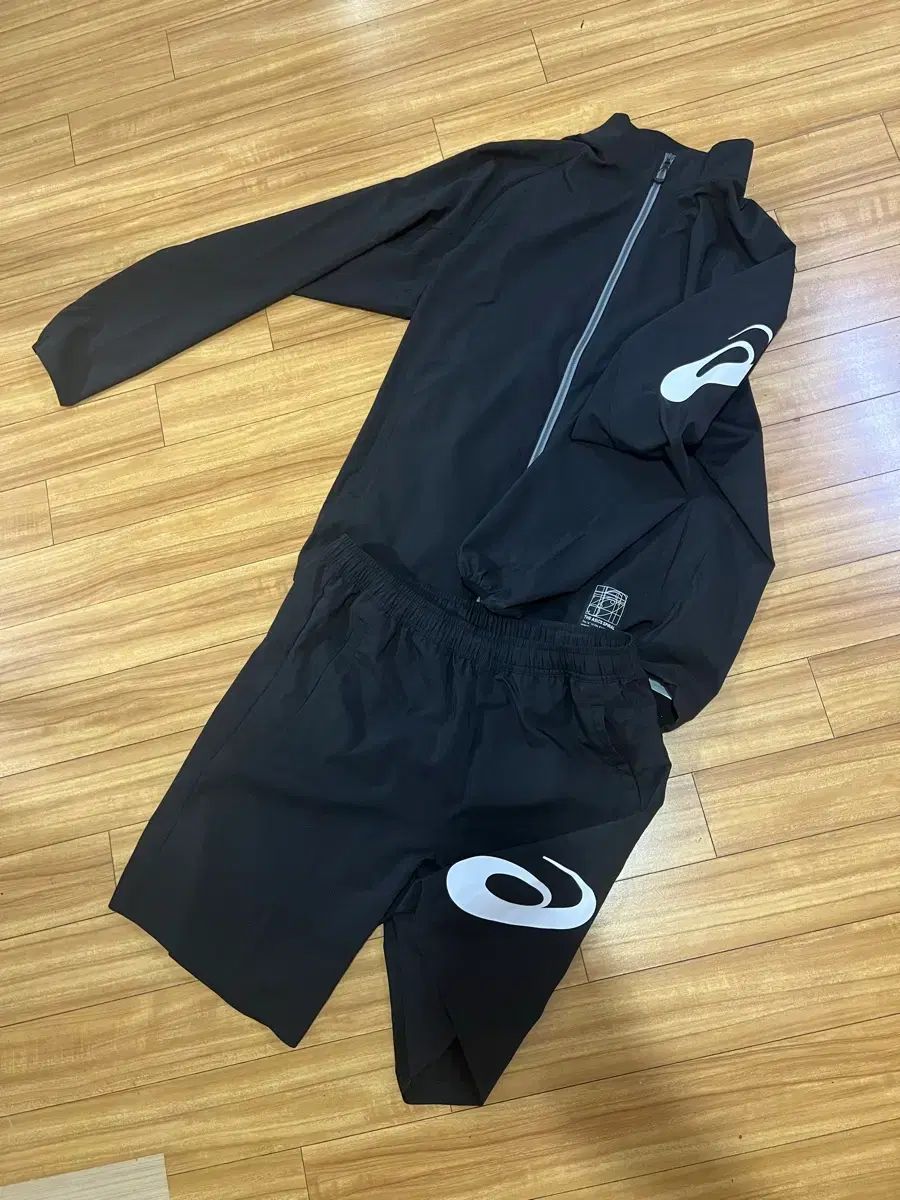 アシックス ウィンドブレーカー ランニング セット L