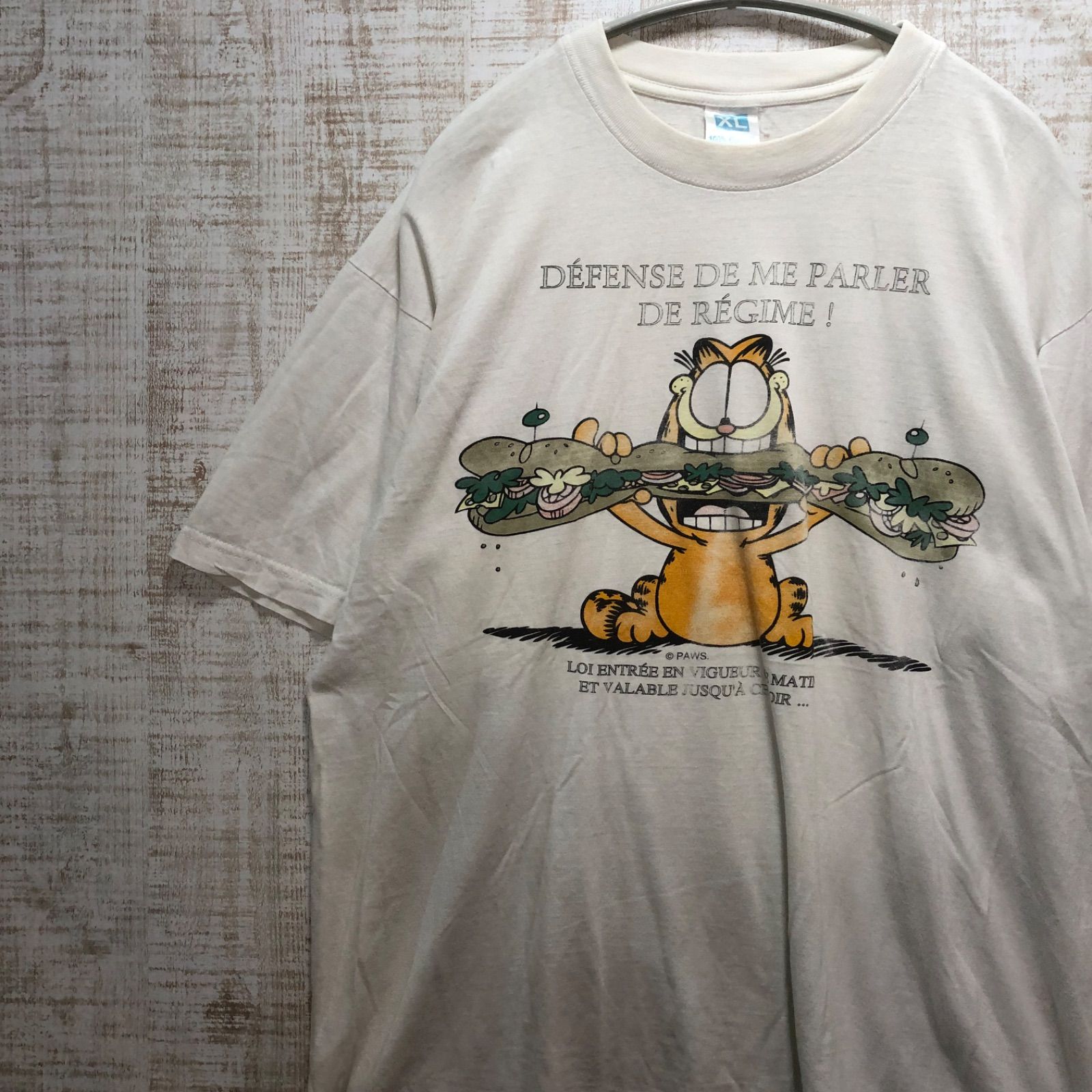 T8611 GARFIELD 90's Tシャツ キャラクター　ユニーク