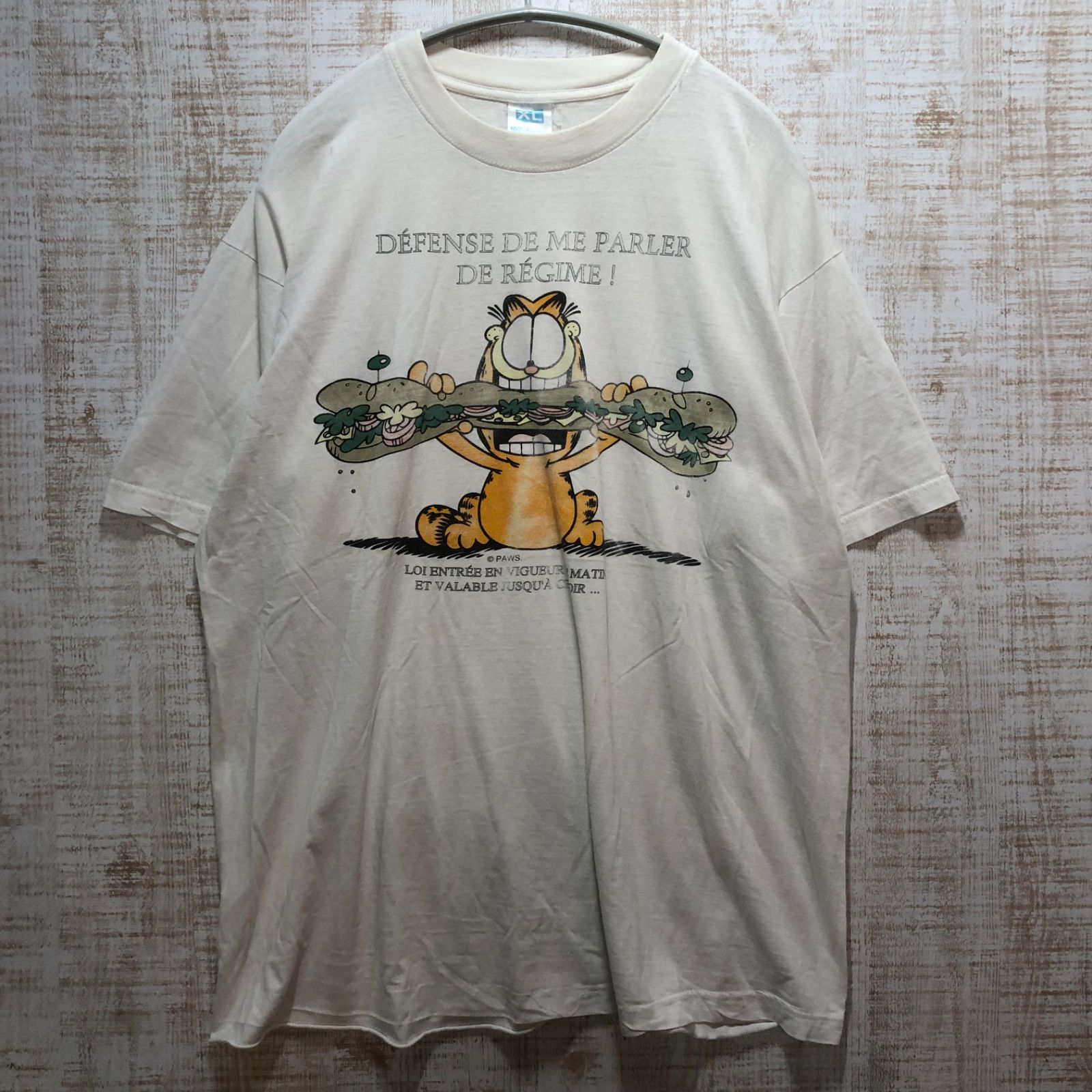 T8611 GARFIELD 90's Tシャツ キャラクター　ユニーク