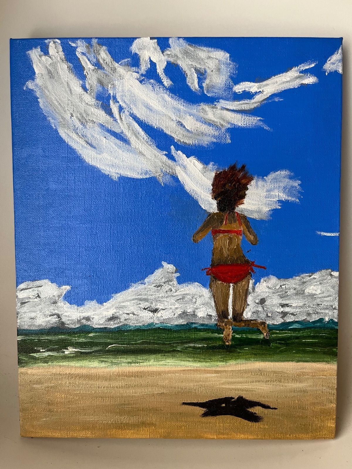 油彩画 「夏が来た！」 - メルカリ