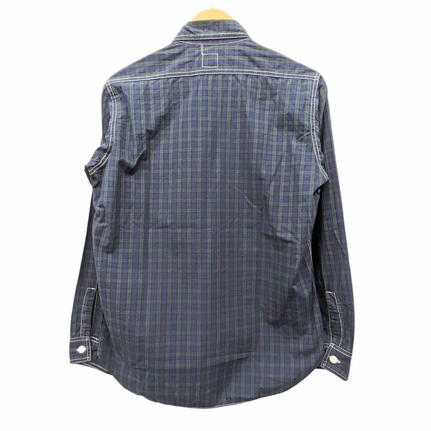 POST OVERALLS ポストオーバーオールズ 長袖シャツ ネイビー系