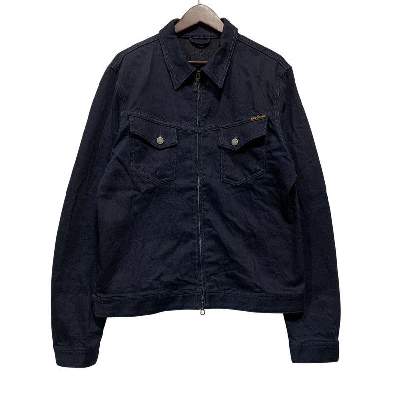 【中古品】 NUDIE JEANS ヌーディージーンズ DOUBLE ZIPUP DENIM JACKET ダブル ジップアップ デニム ジャケット アウター 【141-260627-cs-12-izu】