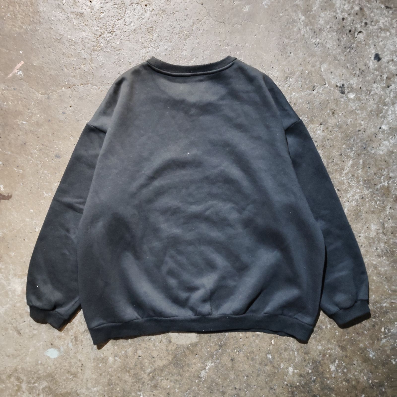 TIGHTBOOTH PRODUCTION REVENGE MAN CREW SWEAT L ブラック タイトブースプロダクション リベンジマン クルーネックスウェット