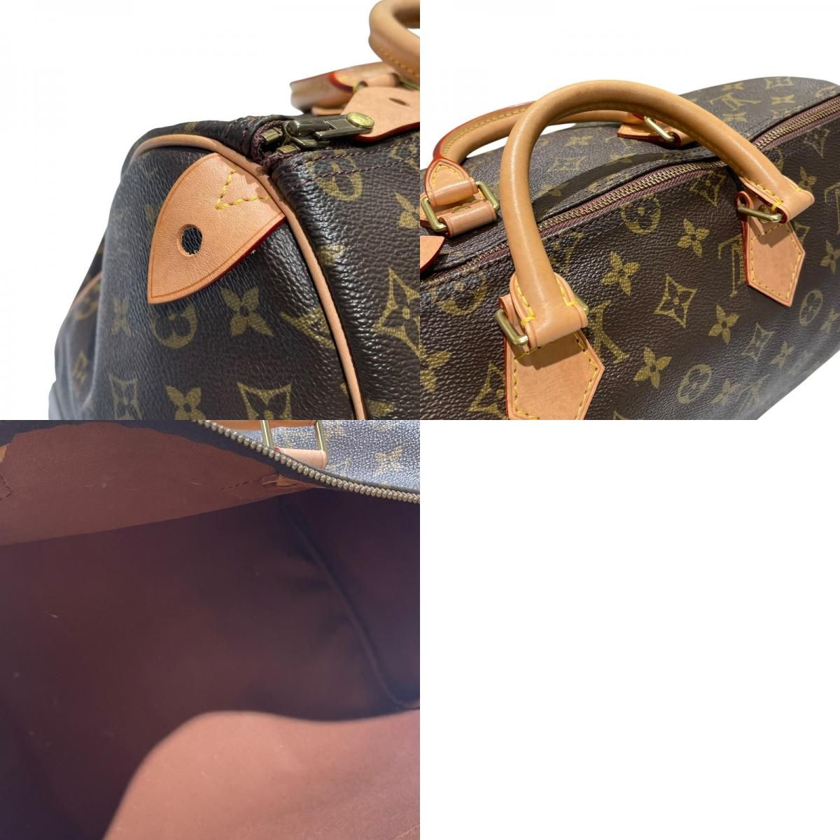 ルイ・ヴィトン LOUIS VUITTON スピーディ35 M41524 ブラウン 