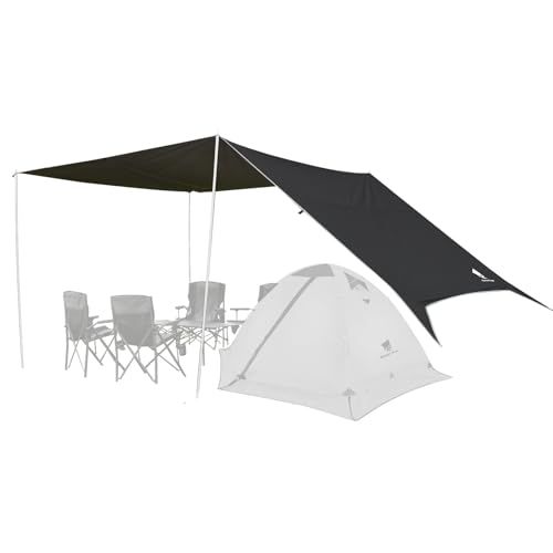 ★新品★Geer Top 防水タープ キャンプ タープ 3m×5.25m 大型 遮光 遮熱 耐水3000mm 耐引裂 日よけ カーサイドタープ アウトドア レジャー ピクニック 公園 観戦 車中泊 ビーチ 鉄黒色 f8dbae94