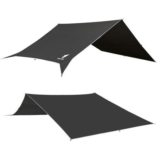 ★新品★Geer Top 防水タープ キャンプ タープ 3m×5.25m 大型 遮光 遮熱 耐水3000mm 耐引裂 日よけ カーサイドタープ アウトドア レジャー ピクニック 公園 観戦 車中泊 ビーチ 鉄黒色 f8dbae94
