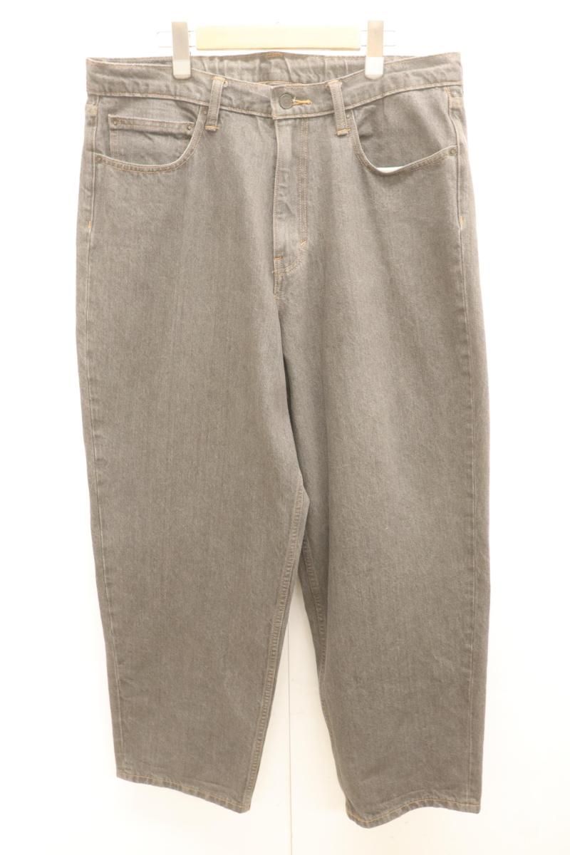 【中古】 LEVIS メンズデニムパンツ W34×L30 SUPER BAGGY LEVIS W34×L30 グレー 灰