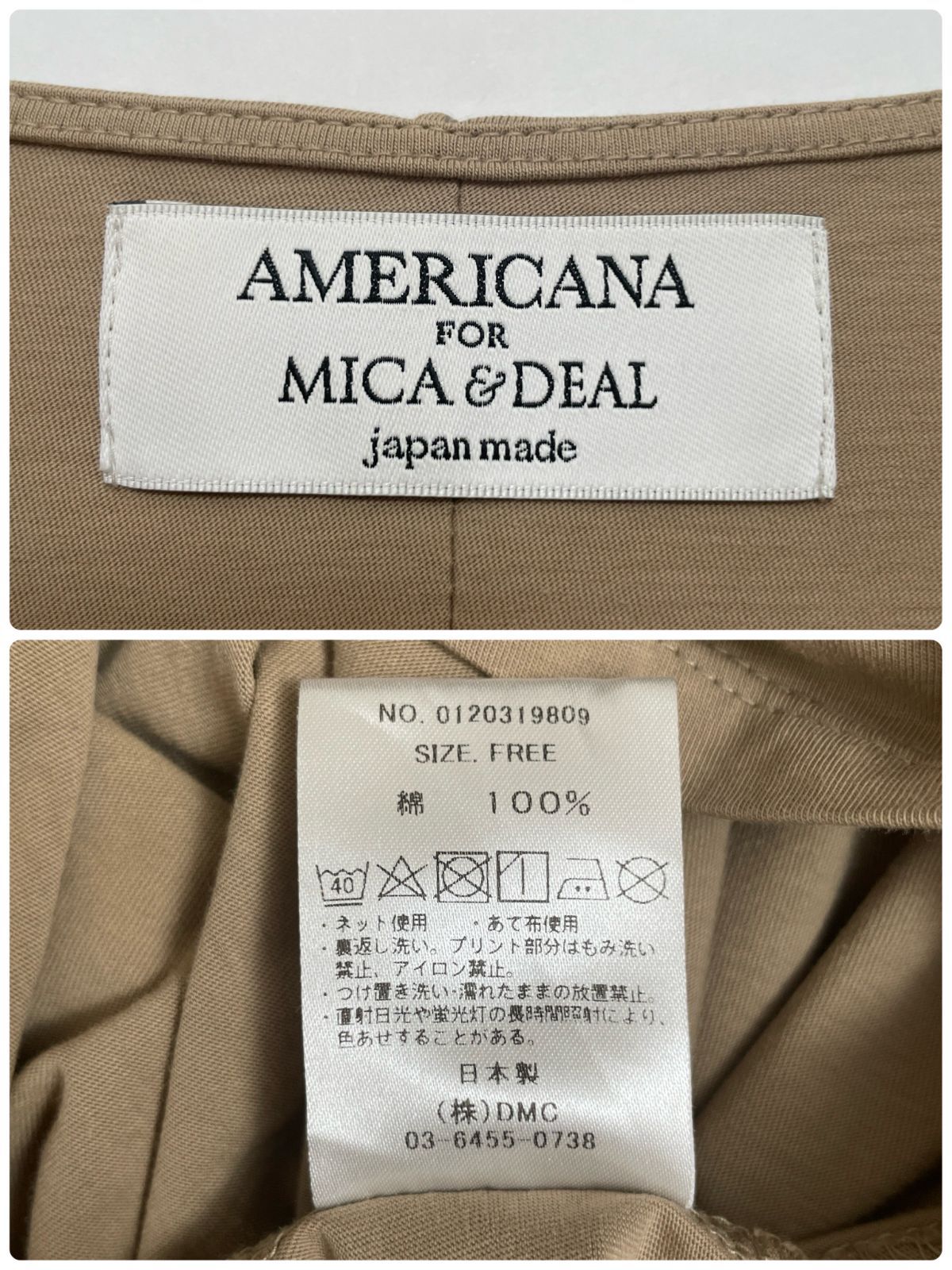 MICA&DEAL Americana 長袖 Tシャツ ロンT /R26457 - メルカリ