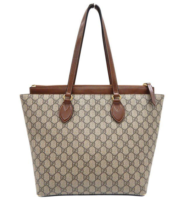 GUCCI/グッチ/415721・525040/GG柄/スプリーム/トートバッグ/ショルダーバッグ/ブラウン/茶/レザー/RS1825