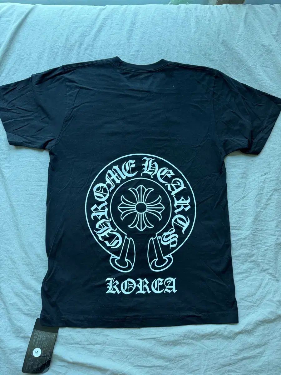 M 新品 クロムハーツ ホースシュー ロゴ Tシャツ ブラック -コリア限定