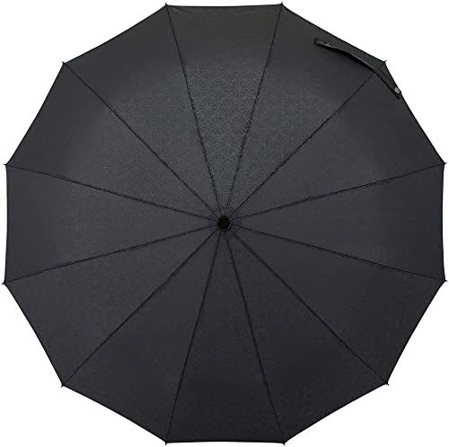 マブ(mabu) 日傘 折りたたみ傘 日傘兼用雨傘 レディース メンズ ユニセックス 55cm 12本骨 「 江戸 」 墨 SMV-40541 傘 雨傘 UVカット 遮光 晴雨兼用傘 おしゃれ 可愛い 軽量 和柄 人気 大きい 女性用 男性用 9db4c9a3