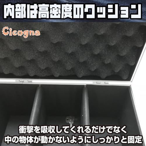 [Cicogna] PSA BGS 鑑定 マグネットローダー カード 大容量 収納 ケース アタッシュケース ボックス トレカ カードデッキ トレーディングカード ストレージボックス デッキホルダー (タイプA: 3列)AR 8a92e04f