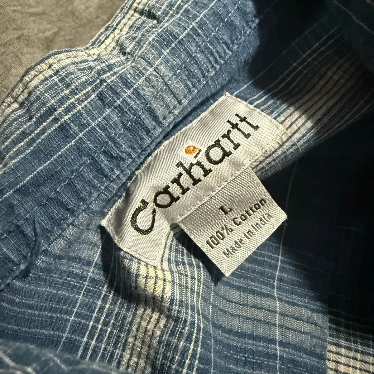 Carhartt S/S Ripstop Plaid Shirt L Carhartt S/S Ripstop Plaid Shirt L