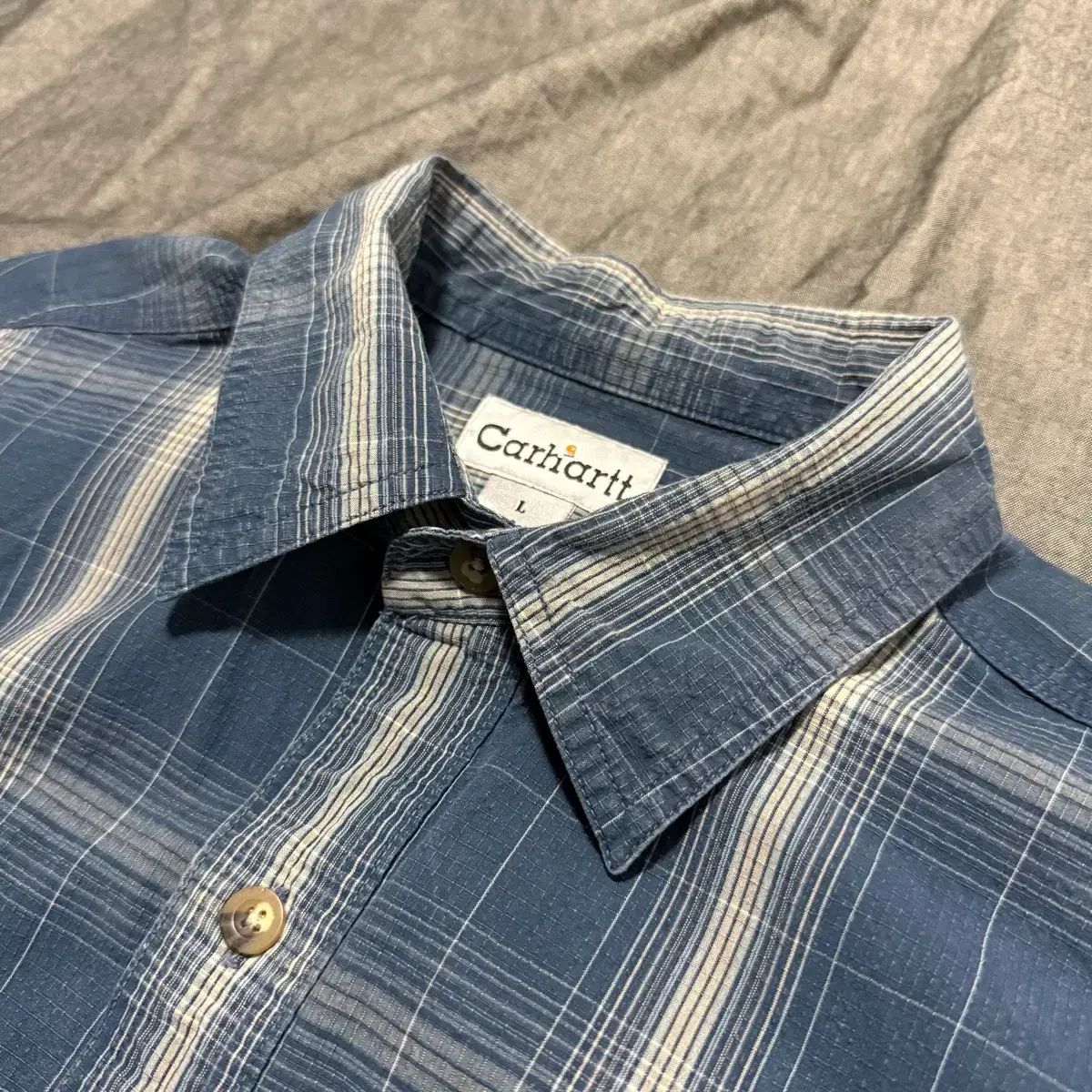 Carhartt S/S Ripstop Plaid Shirt L Carhartt S/S Ripstop Plaid Shirt L