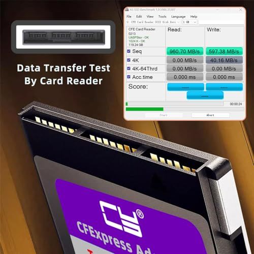 CFexpress Type-A - Type-B メモリーカードキットケース CFE CFA - CFBアダプター カメラ対応 8K RAW PCIe 拡張, NF-SA-080t ea86f8fd