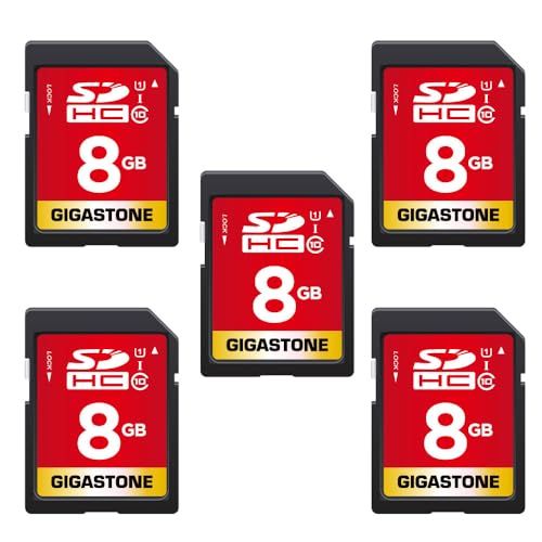 【5年保証】GIGASTONE 8GB SDカード 5個セット SDHC UHS-I U1 C10 80MB/s メモリーカード フルHD ビデオ デジタルカメラ 高速記録 ミニケース5個付きt 60ac25a6 10,710円