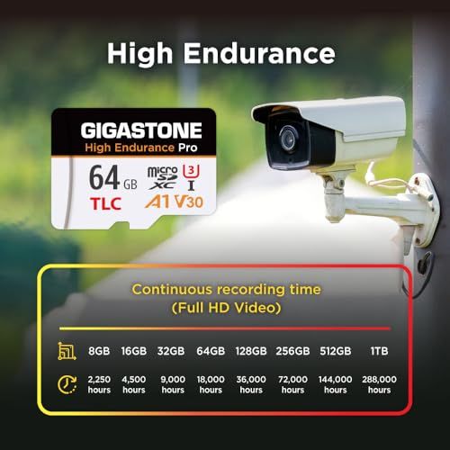【5年データ復旧・無償交換保証】GIGASTONE マイクロsdカード 64GB High Endurance Pro microSDXC UHS-1 A1 V30 U3 C10 95MB/s TLC 高耐久 4K UHD ビデオ撮影 防犯カ ac80ffb2 【5年データ復旧・無償交換保証】GIGASTONE マイクロsdカード 64GB High Endurance Pro microSDXC UHS-1 A1 V30 U3 C10 95MB/s TLC 高耐久 4K UHD ビデオ撮影 防犯カ ac80ffb2