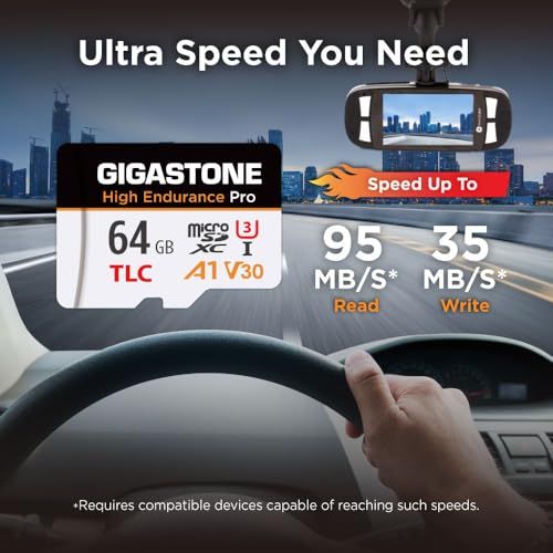 【5年データ復旧・無償交換保証】GIGASTONE マイクロsdカード 64GB High Endurance Pro microSDXC UHS-1 A1 V30 U3 C10 95MB/s TLC 高耐久 4K UHD ビデオ撮影 防犯カ ac80ffb2 【5年データ復旧・無償交換保証】GIGASTONE マイクロsdカード 64GB High Endurance Pro microSDXC UHS-1 A1 V30 U3 C10 95MB/s TLC 高耐久 4K UHD ビデオ撮影 防犯カ ac80ffb2