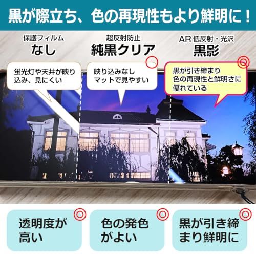 PDA工房 スバル レヴォーグ 2代目/クロストレック GU系/インプレッサ 6代目 GU系 11.6インチセンターインフォメーションディスプレイ 対応 黒影[AR低反射・光沢] 保護 フィルム 日本製t 4f328b74