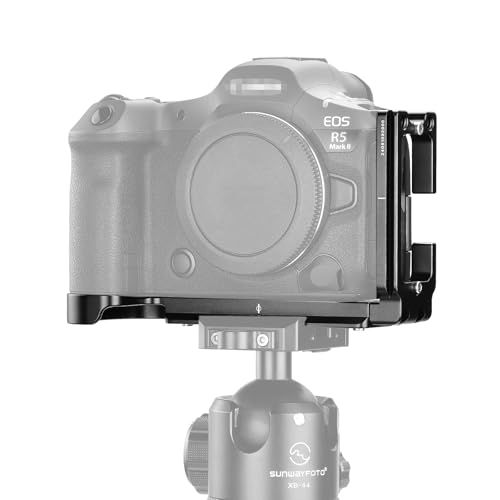 SWFOTO PCL-R5II プレートl型 アルカスイス Canon EOS R5 II/R5 カメラ 互換三脚 ジンバル ronin RSC2/3/4 に適した L 型クイック リリース プレート ブラケットt 555899b0
