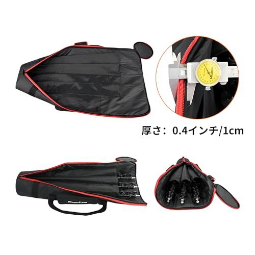 MagicLine 三脚キャリングケースバッグ 41x7.9x7.9インチ/104x20x20cm、外ポケット2つ+内ポケット1つ+内コンパートメント3つ付き、ライトスタンド、マイクスタンド、三脚、一脚用パッド入りキャリーケースt 816b1653