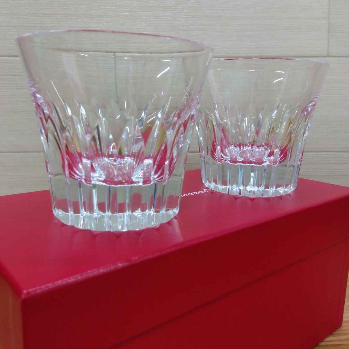 新品未使用】Baccarat ペアロックグラス 2022年 2個セット 未使用 