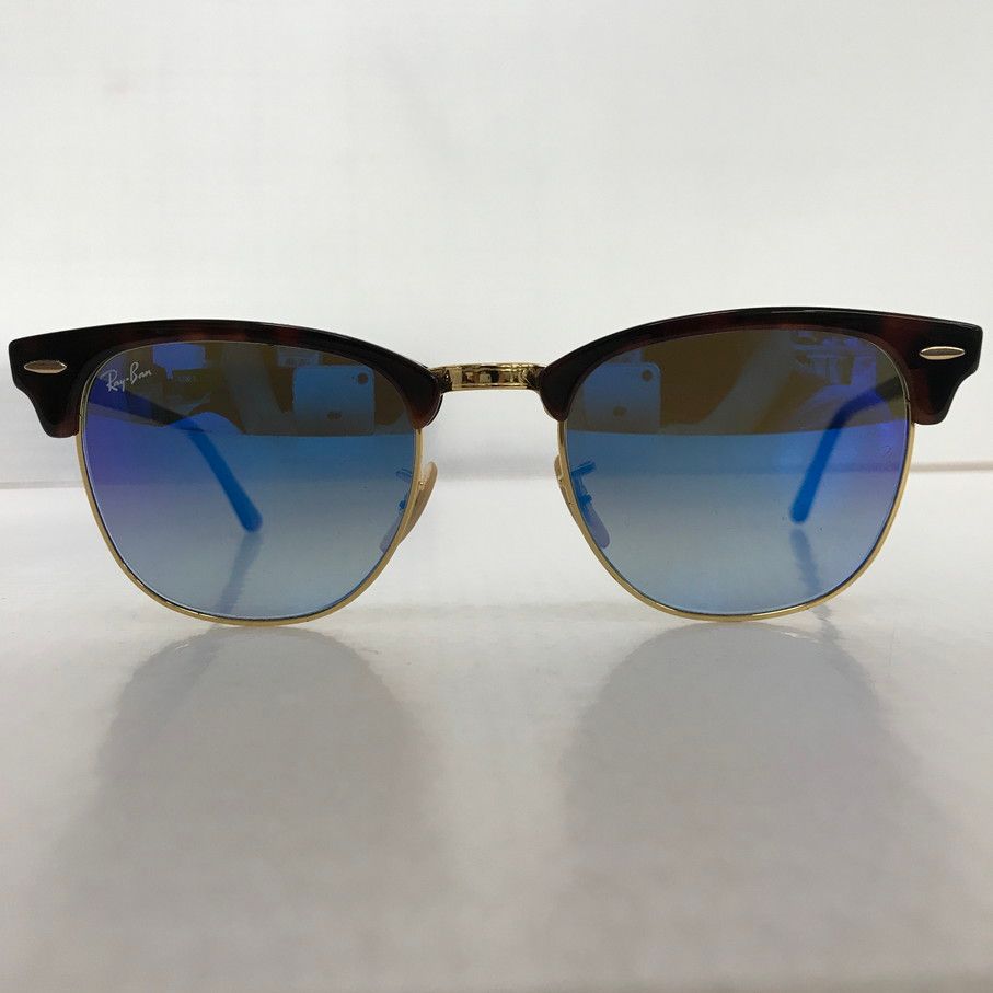Ray-Ban CLUBMASTER RB3016 レイバン サングラス トートス ブルーミラーレンズ クラブマスター【F1511-004】 Ray-Ban CLUBMASTER RB3016 レイバン サングラス トートス ブルー