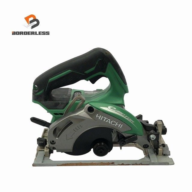 ☆比較的綺麗☆日立工機 HITACHI 14.4V 125ｍｍ コードレス丸のこ C14DBL 本体のみ 電動工具 木工 切断機130683