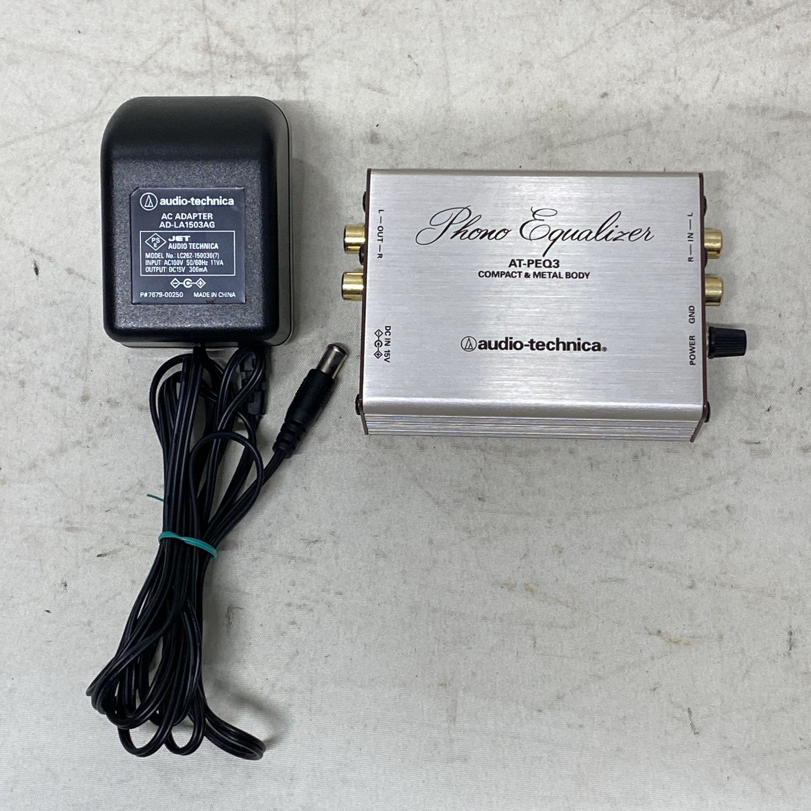 浜館46-796] 現状品 audio-technica オーディオテクニカ AT-PEQ3