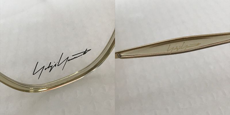 Yohji Yamamoto ヨウジヤマモト 伊達メガネ クリアベージュ 19-0074-2