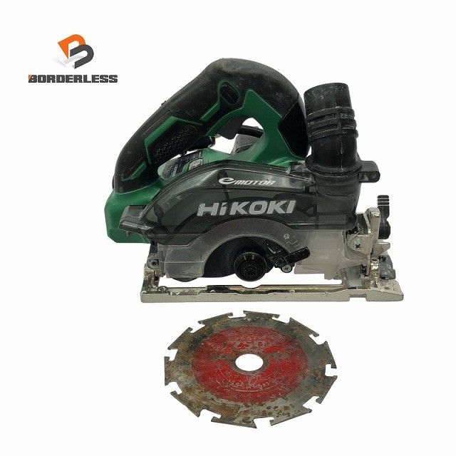 ☆中古品☆HiKOKI ハイコーキ 125mm 深切電子集じん丸のこ C5YE 丸鋸 丸ノコ マルノコ 切断 木材加工 電動工具130717