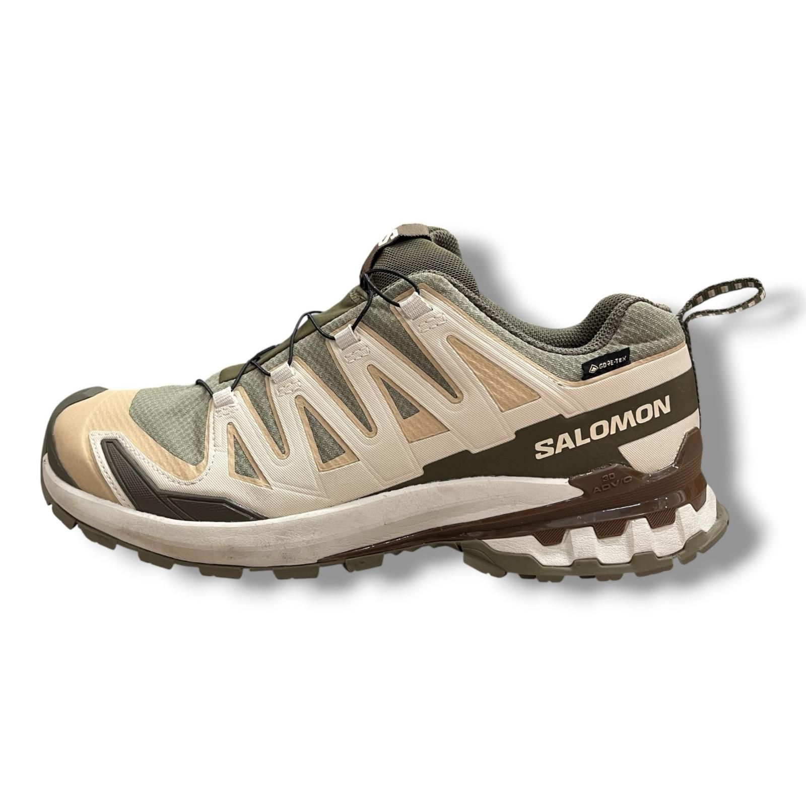 参考上代22000円 SALOMON XA PRO 3D V9 GORE-TEX ゴアテックス エックスエープロ スニーカー サロモン 478202 カーキ 27 27cm （18965M）