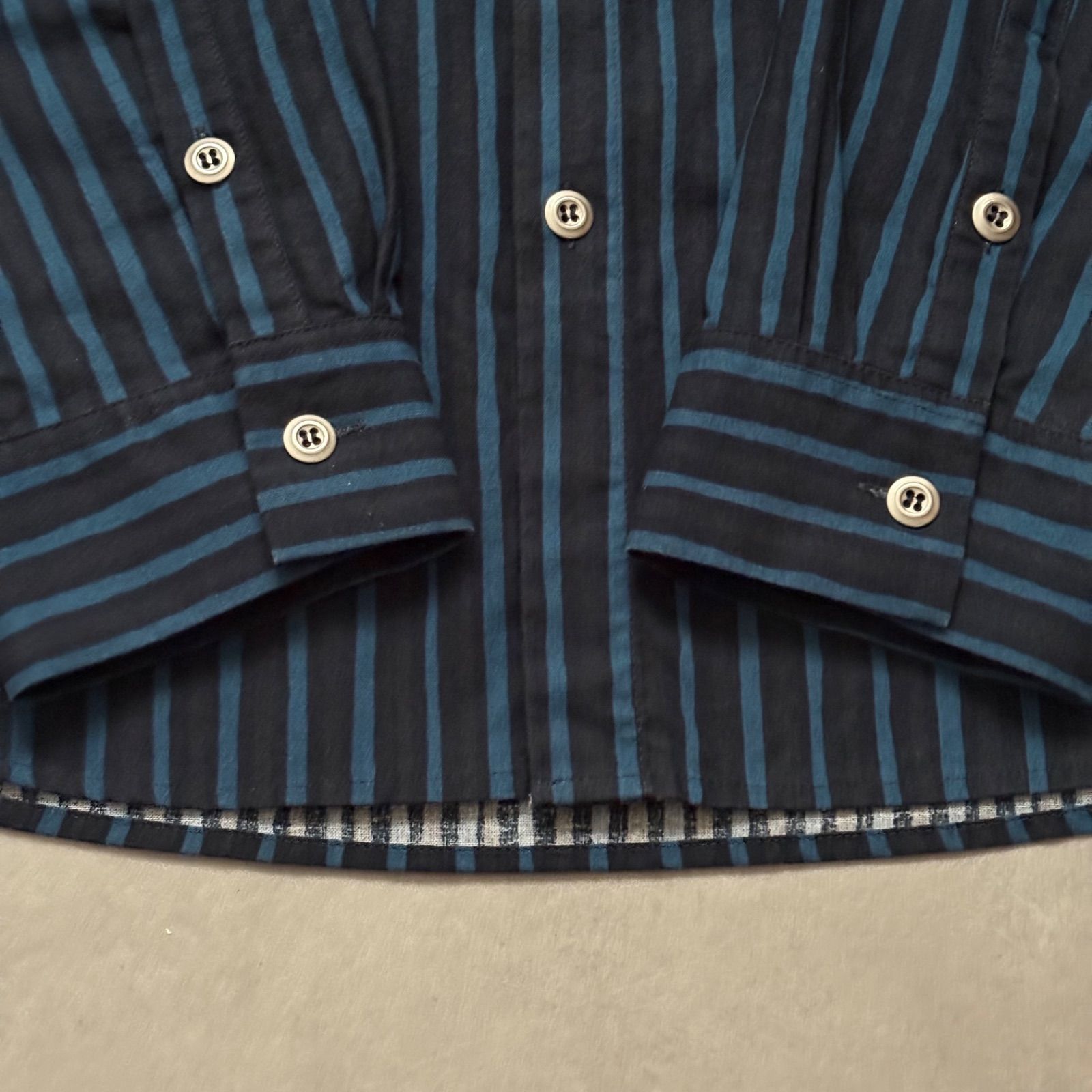 marimekko マリメッコ ヨカポイカ Jokapoika シャツ ストライプ 長袖