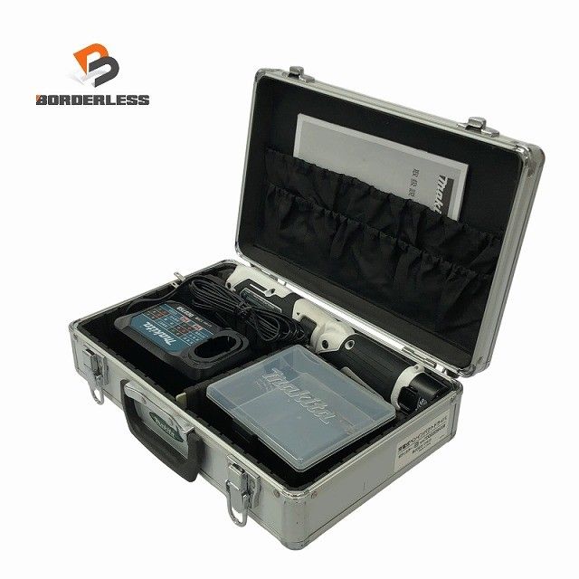 ☆美品☆makita マキタ 7.2V 充電式ペンインパクトドライバ TD022DSHXW バッテリー2個(7.2V 1.5Ah) 充電器付き130734