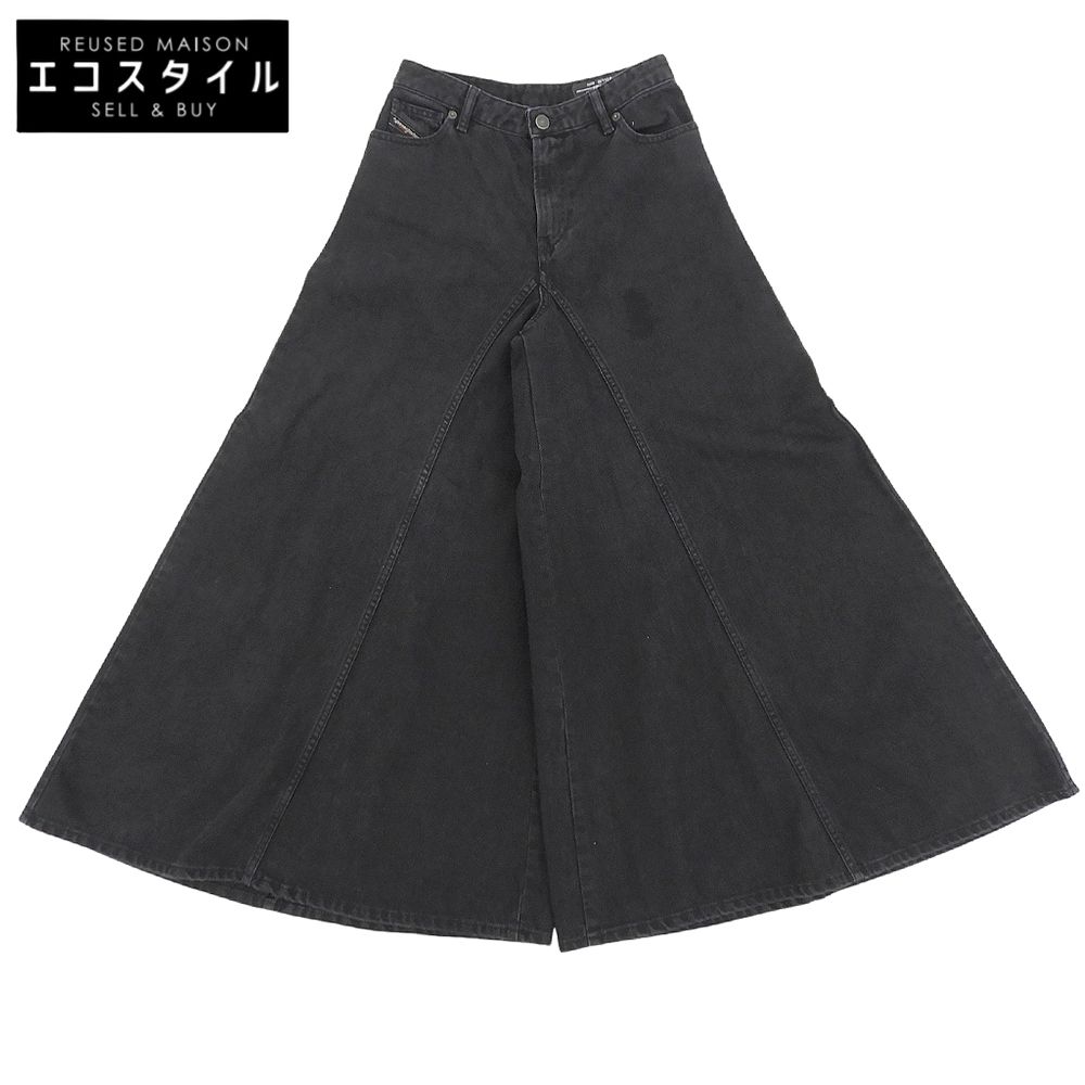 DIESEL　ディーゼル　D-SPRITZZ コットン ブーツカット フレアデニムパンツ ボトムス レディース ブラック W23-L30　W23-L30