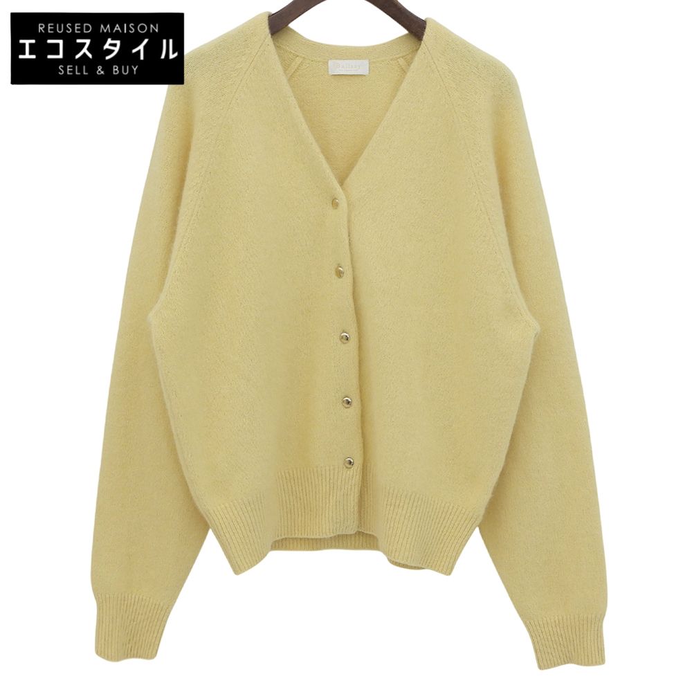 BALLSEY　ボールジー　美品 フラッフィーヤーン Vネックカーディガン トップス レディース イエロー S 24年　S