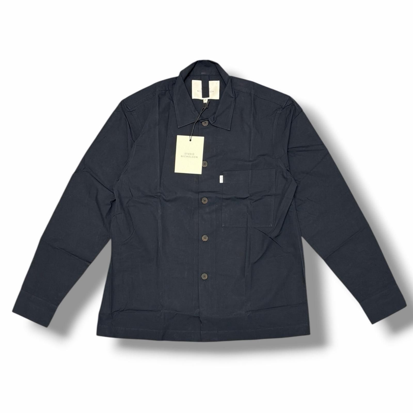 【新品未使用】STUDIO NICHOLSON スタジオニコルソン シャツ STUDIO NICHOLSON LONG SLEEVE SHIRT ロングスリーブシャツ 長袖シャツ