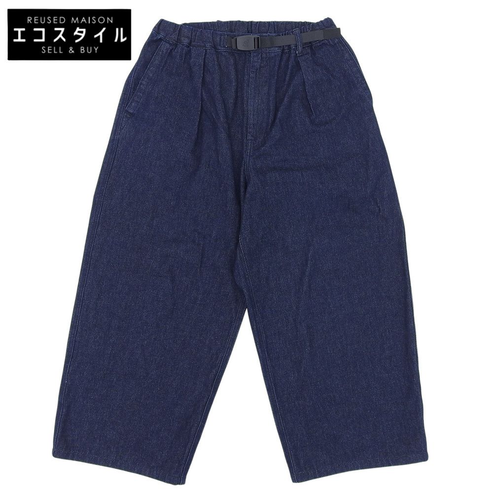 Gramicci　グラミチ　美品 ワイドデニム クライミングパンツ ボトムス メンズ インディゴ F　F