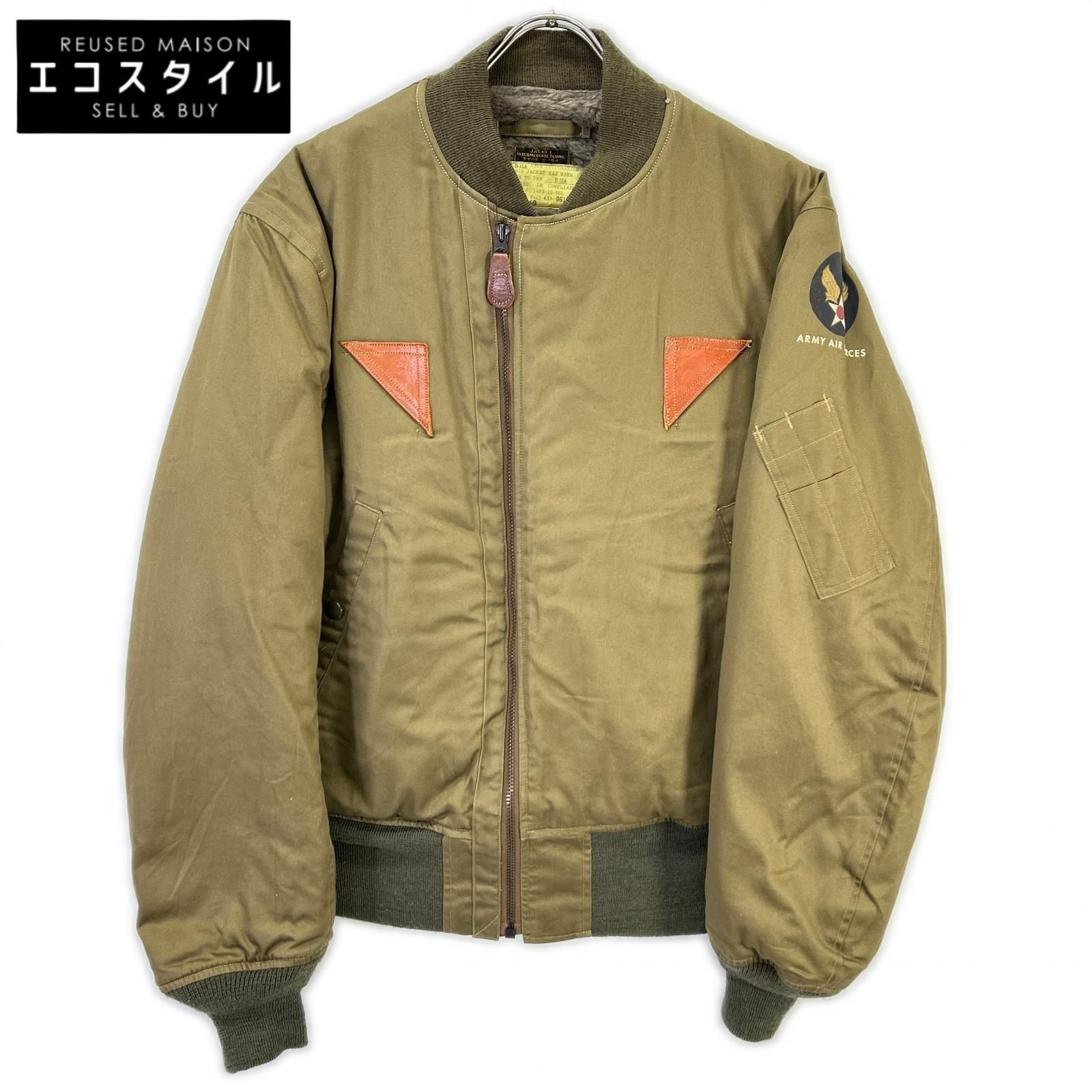 BUZZ RICKSON'S　バズリクソンズ　BR13041 カーキ B-15A フライトジャケット　40