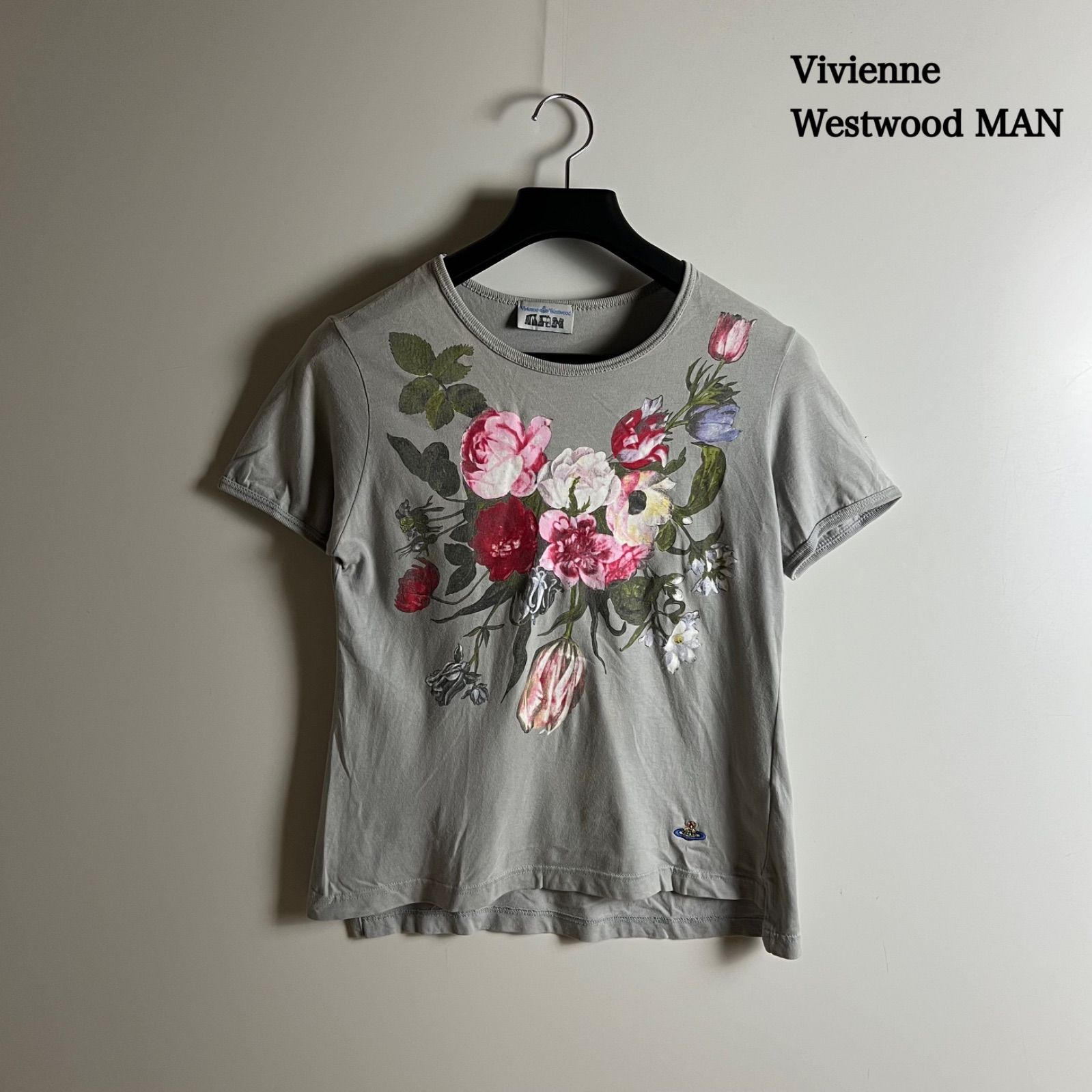 Vivienne Westwood MAN 00s Italy archive flower print Tee