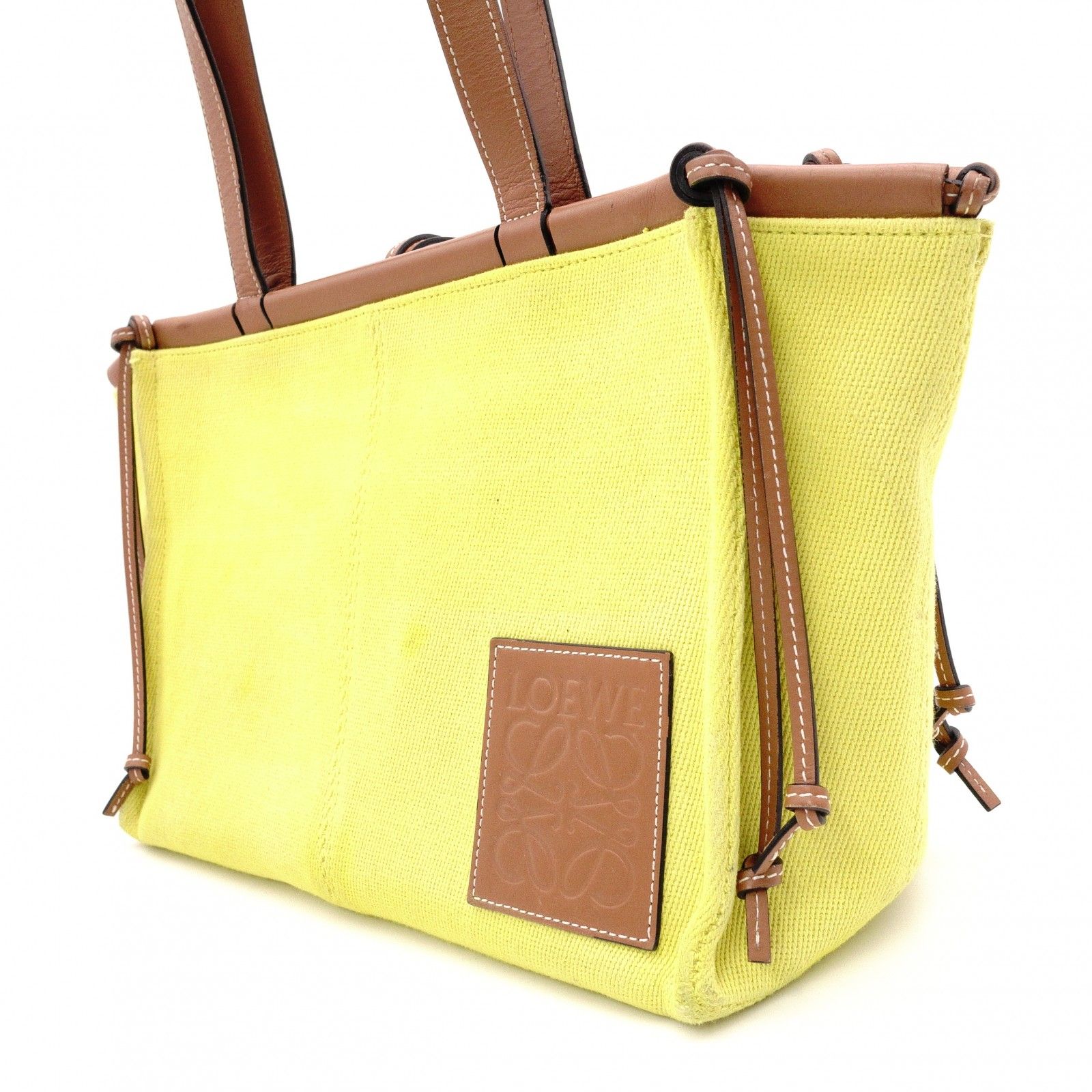 LOEWE ロエベ クッショントート スモール トートバッグ キャンバス 