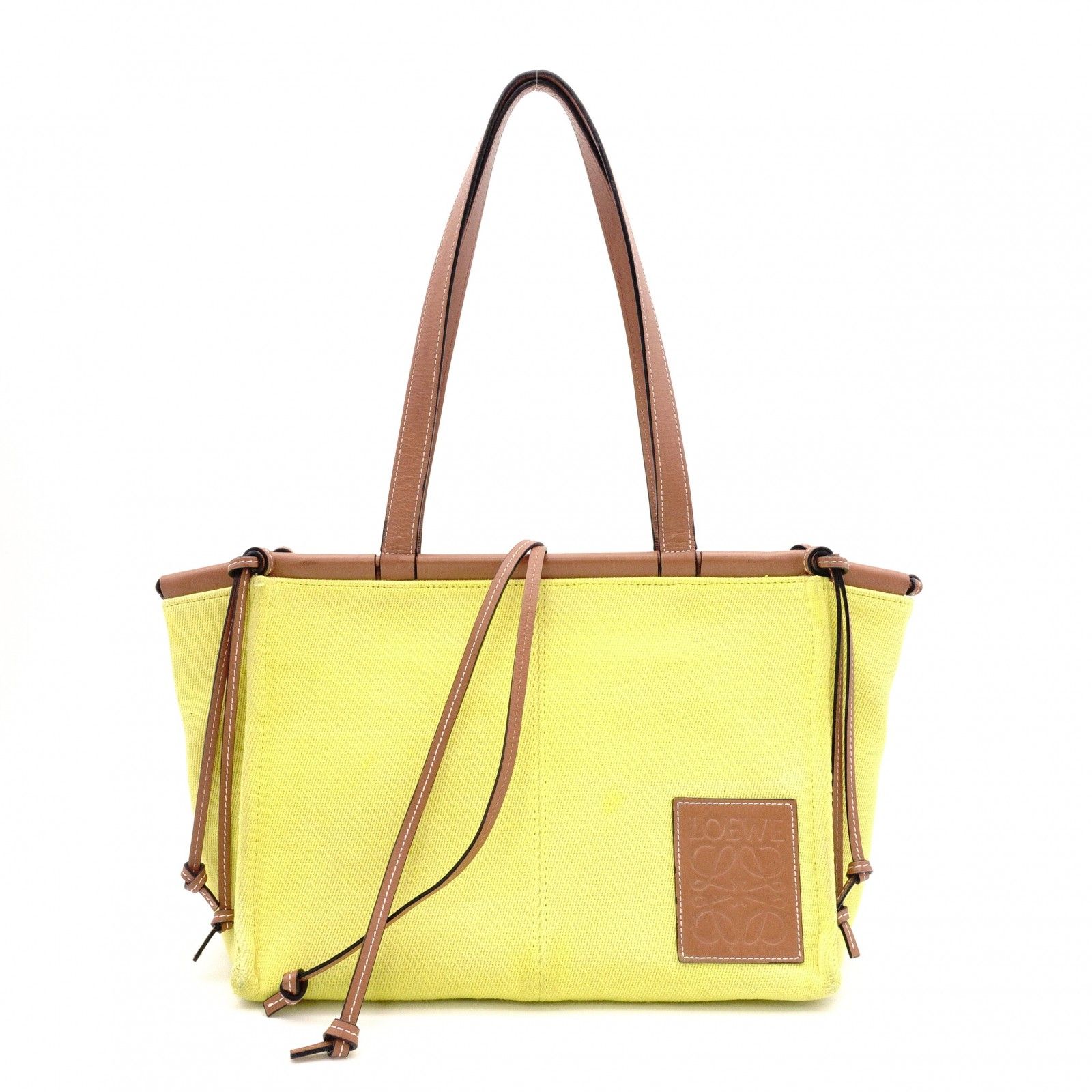 LOEWE ロエベ クッショントート スモール トートバッグ キャンバス 