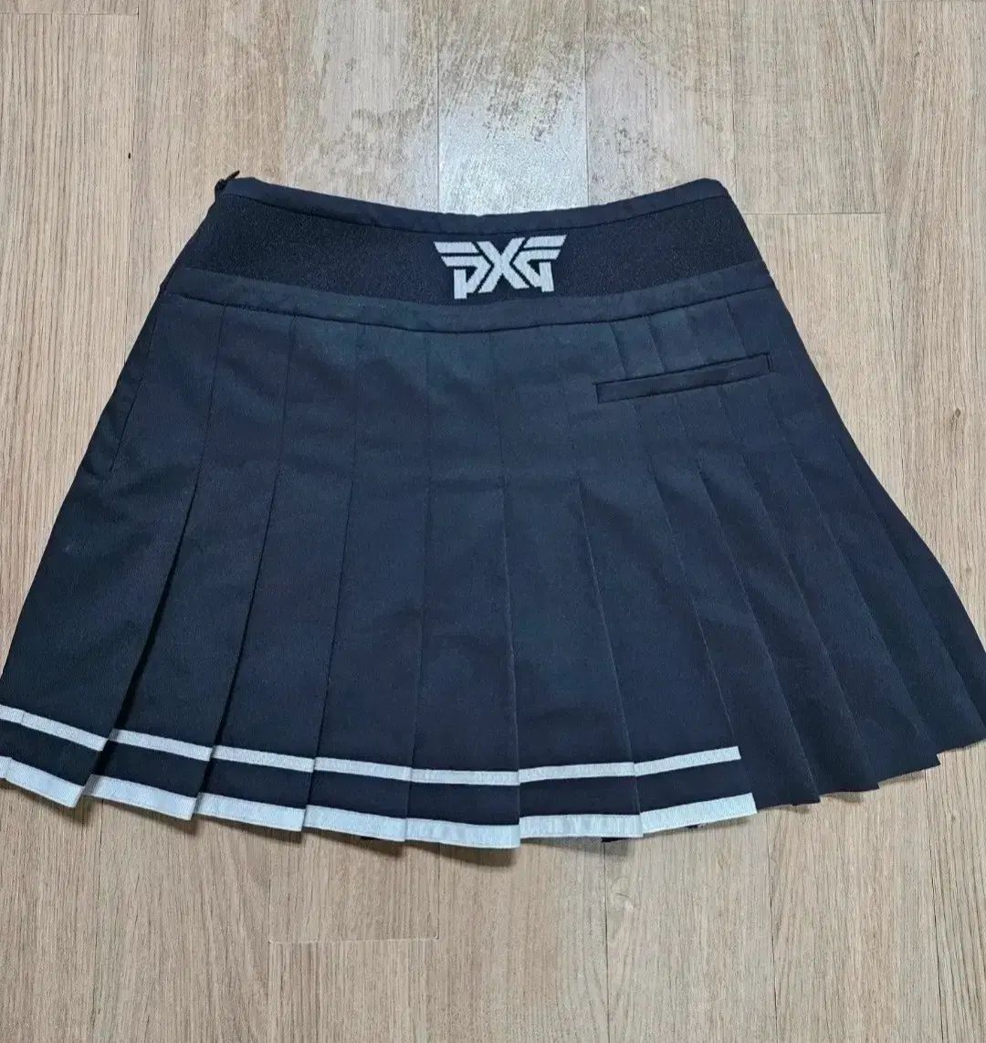 正規品 PXG レディース ゴルフ プリーツスカート S ブラック