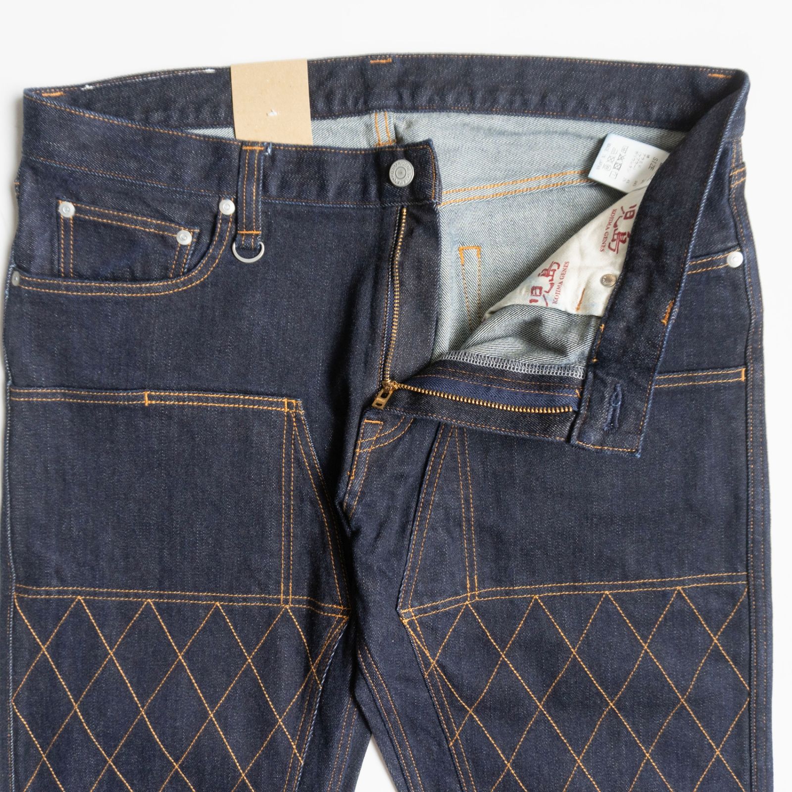 タグ付き未使用品】児島ジーンズ【13.5oz ケブラーMIX ストレッチ