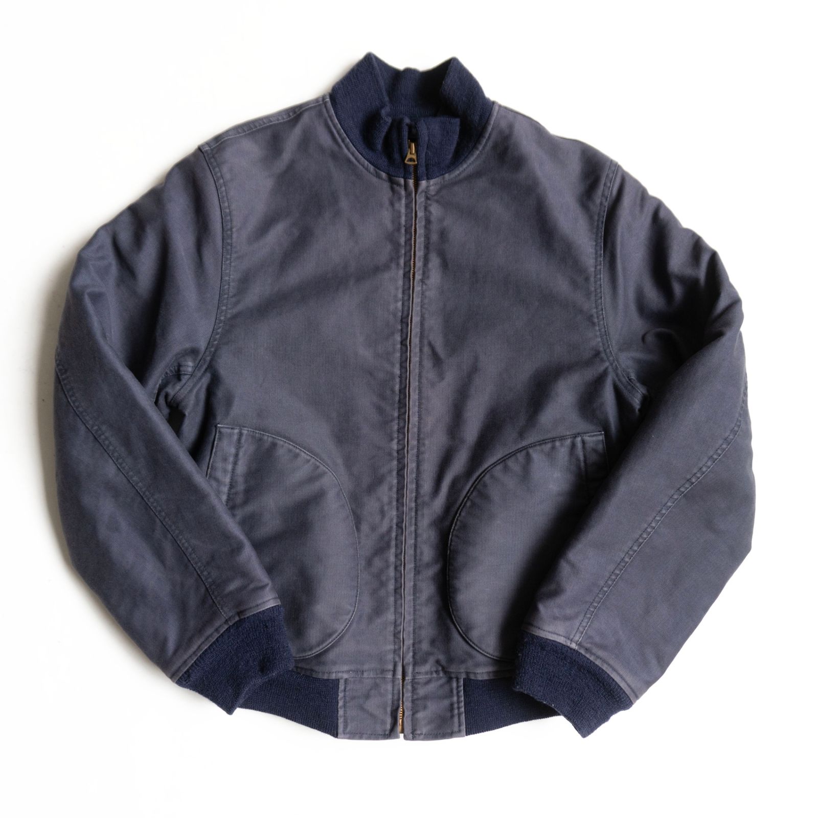 【雰囲気抜群】BUZZ RICKSON’S【DECK ZIP “NAVY DEPARTMENT“】 40 US NAVY ジップ デッキ ジャケット バズリクソンズ s2606098